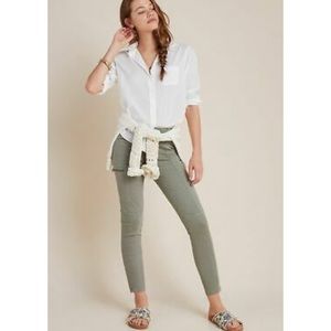 NWT Anthropologie Jefferson Moto Leggings in Slate
